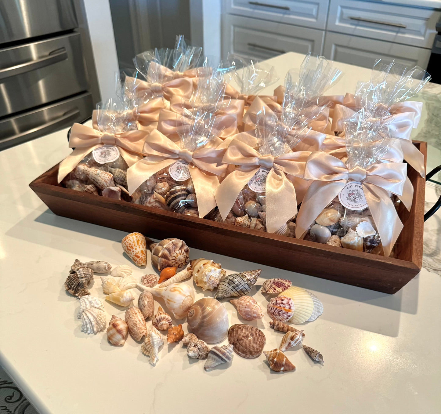 Shell mystery bags