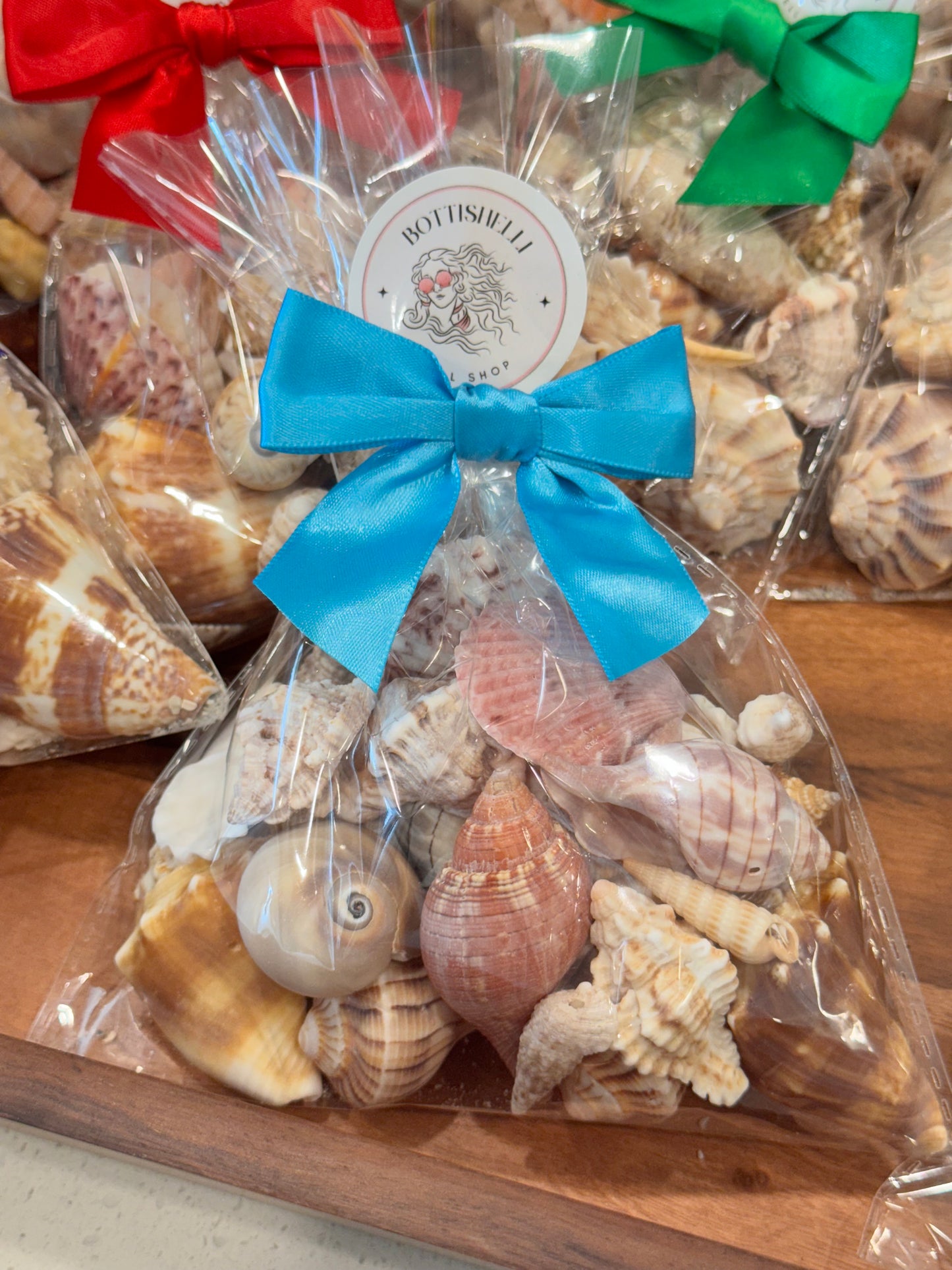 Shell mystery bags