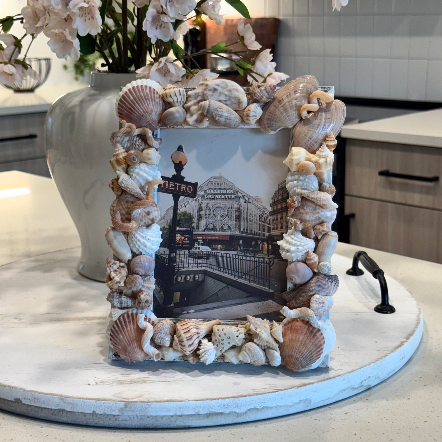 Seashell frame