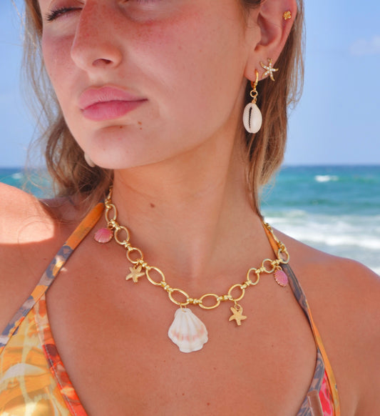 Cowrie Earings