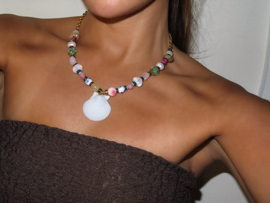 Rainbow Bead Necklace