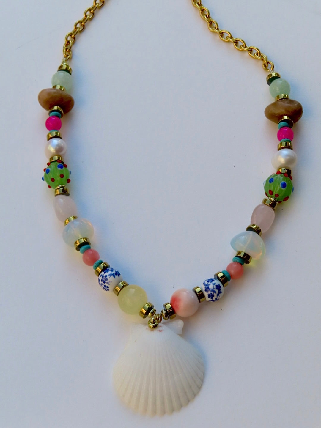 Rainbow Bead Necklace